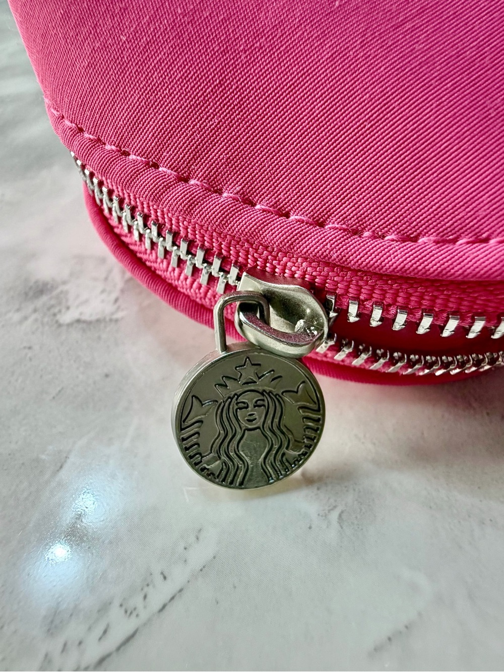 Starbucks Pink vibes Collection Pouch Wristlet Keychain - NWT, Pink Drink - Picture 6 of 7